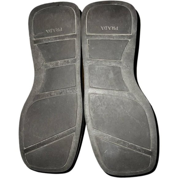 1999 PRADA olive brown loafers - Picture 6 of 7